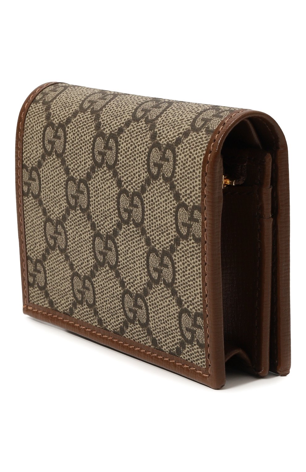 Портмоне horsebit 1955 GUCCI коричневого цвета по цене 73100 руб., арт. 621887/92TCG, фото 2 Портмоне horsebit 1955 GUCCI, арт. 621887/92TCG, фото 2