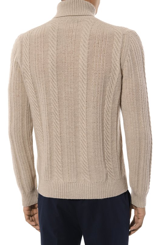 Кашемировый свитер Corneliani 94M544-9425135 Бежевый  94M544-9425135 Фото 4