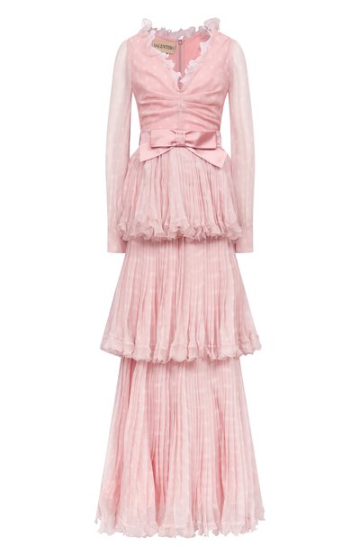 Женское льняное платье VALENTINO, арт. 7B3VDLA5/9B3