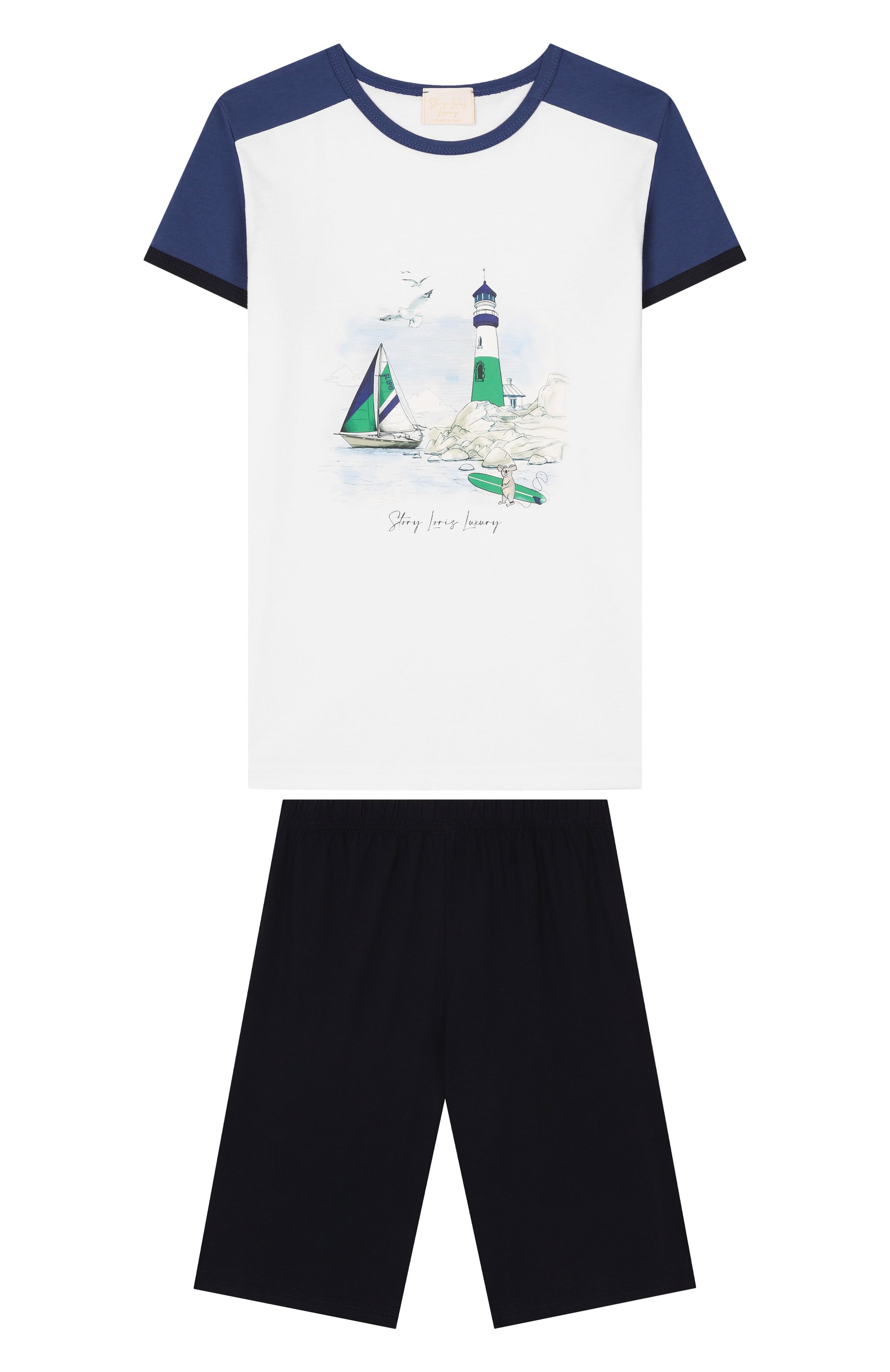 Хлопковая пижама STORY LORIS, арт. 35222, фото 1
