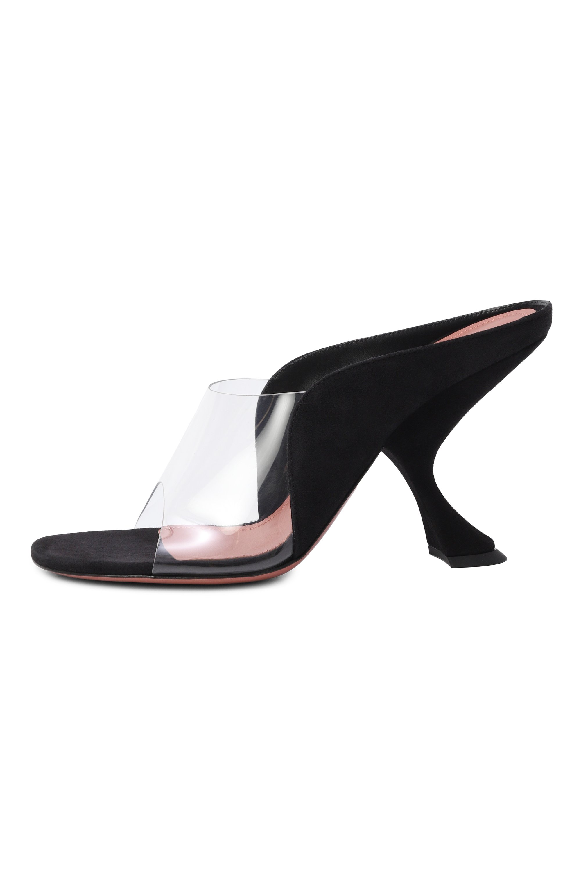 Комбинированные мюли mackenzie 95 AMINA MUADDI, арт. MACKENZIE SLIPPER 90/SUEDE, фото 4