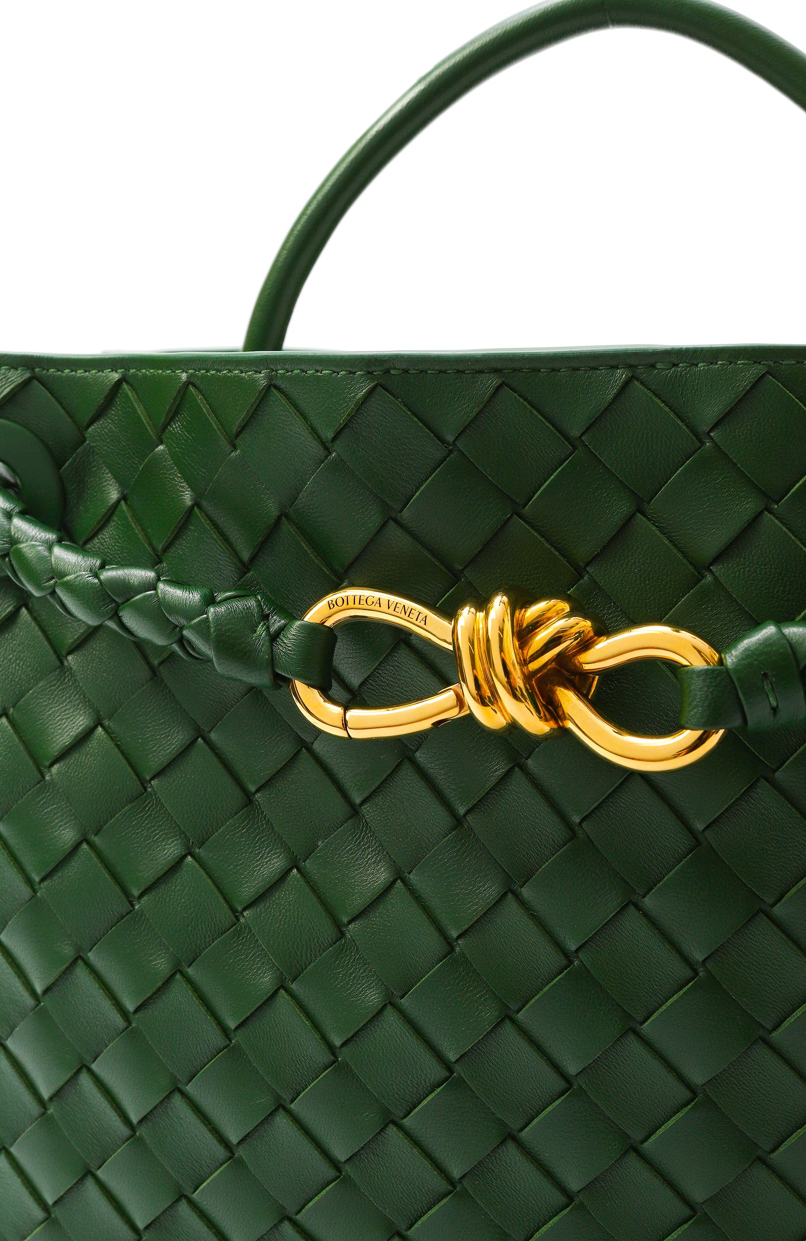 Сумка andiamo medium BOTTEGA VENETA зеленого цвета по цене 629500 руб., арт. 766016/VCPP1, фото 6 Сумка andiamo medium BOTTEGA VENETA, арт. 766016/VCPP1, фото 6