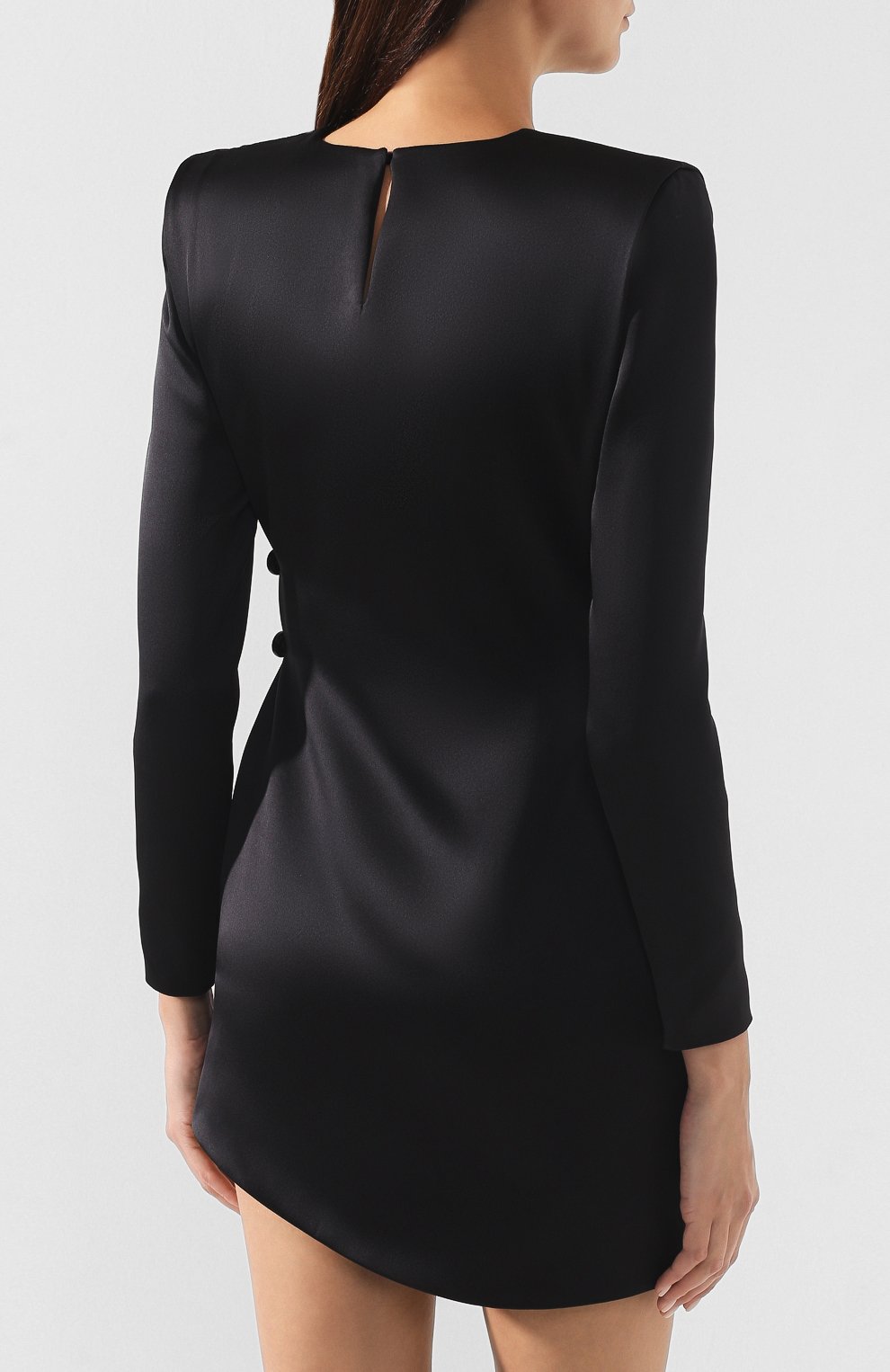 Шелковое платье SAINT LAURENT, арт. 586375/Y013G, фото 4