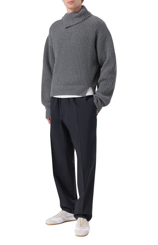 Шерстяной свитер Jil Sander J21GP0183/J14809 Серый  J21GP0183/J14809 Фото 2