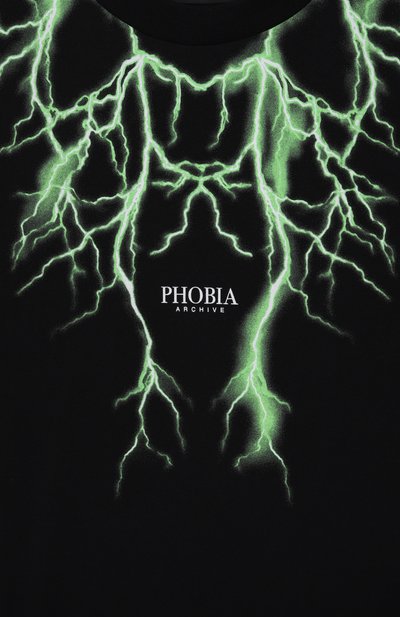 Хлопковая футболка PHOBIA ARCHIVE, арт. PHK00712, фото 3