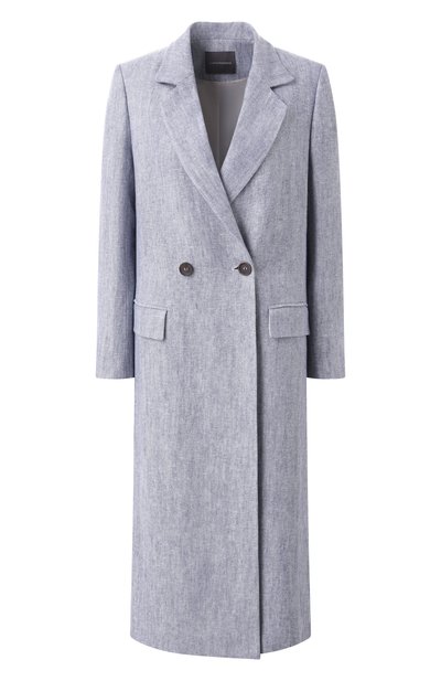 Женское пальто изо льна и хлопка LORENA ANTONIAZZI, арт. P2504CP22A/4793