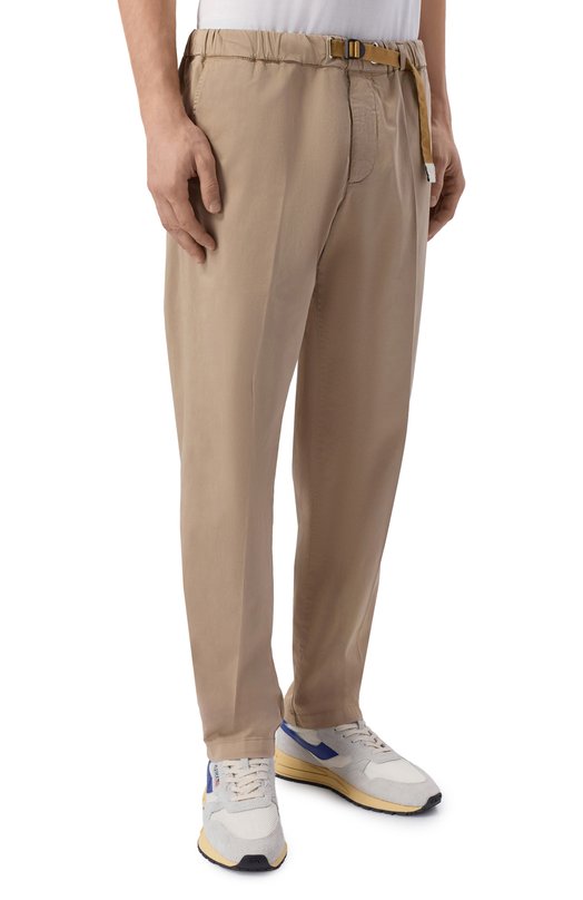 Хлопковые брюки White Sand 26SU66/182 Бежевый  26SU66/182 Фото 3