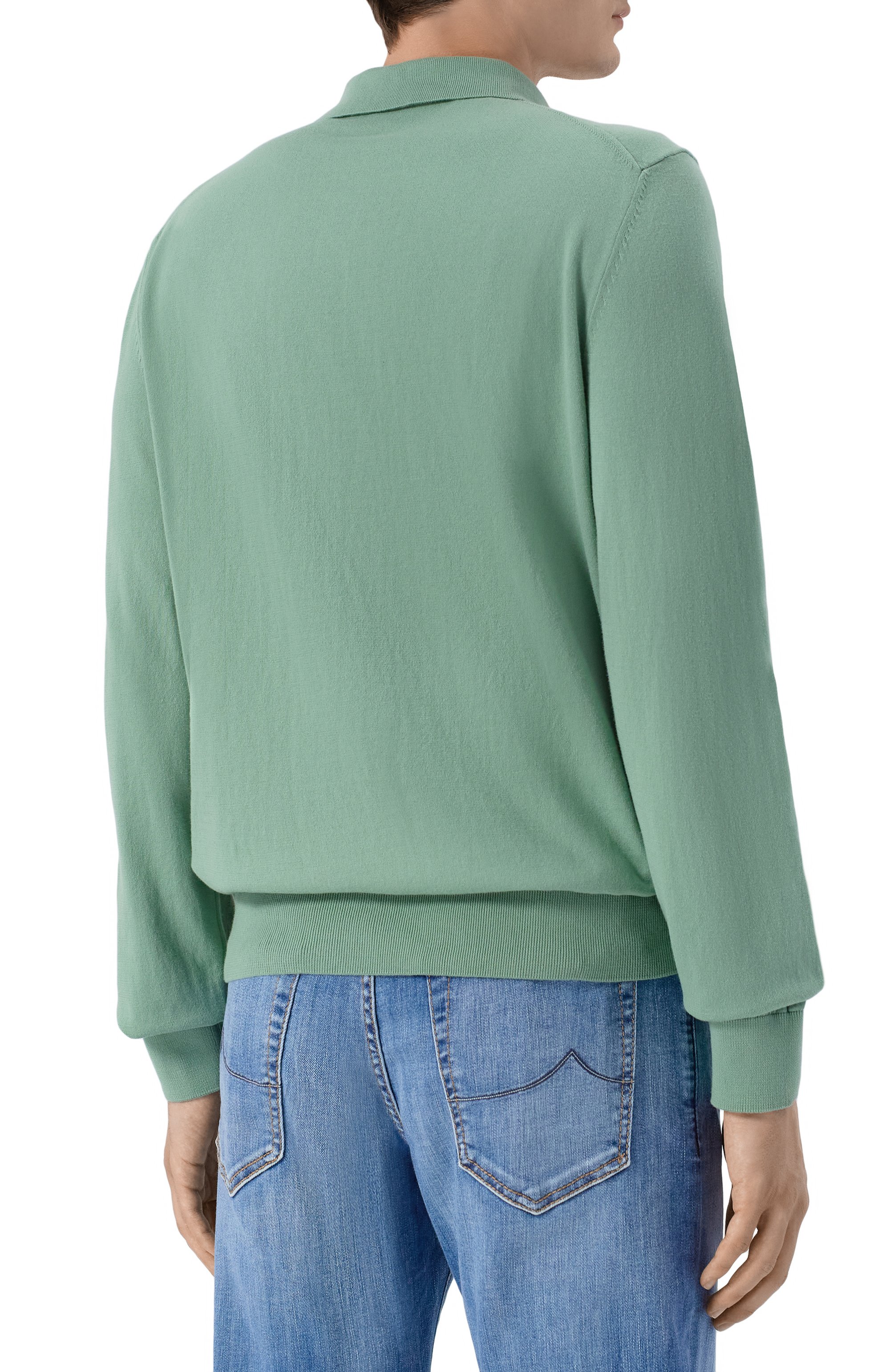 Хлопковое поло BOSS, арт. 50506025, фото 4