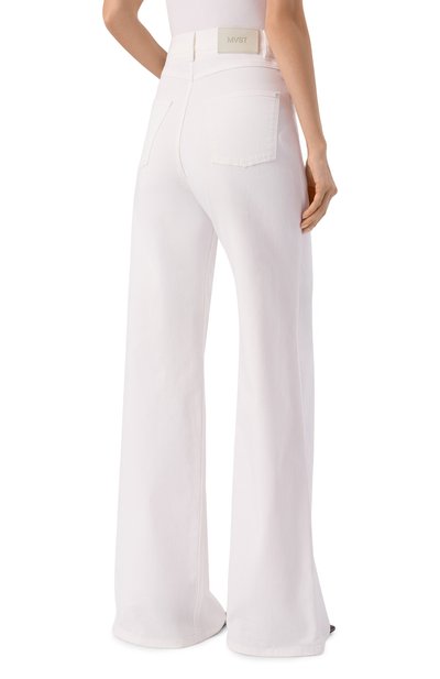 Джинсы MVST белого цвета по цене 85250 руб., арт. M26CSWT420/T1016, фото 4 Джинсы MVST, арт. M26CSWT420/T1016, фото 4