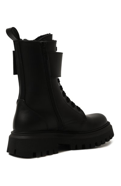 Кожаные ботинки MARNI черного цвета по цене 39250 руб., арт. 78311/36-40, фото 3 Кожаные ботинки MARNI, арт. 78311/36-40, фото 3