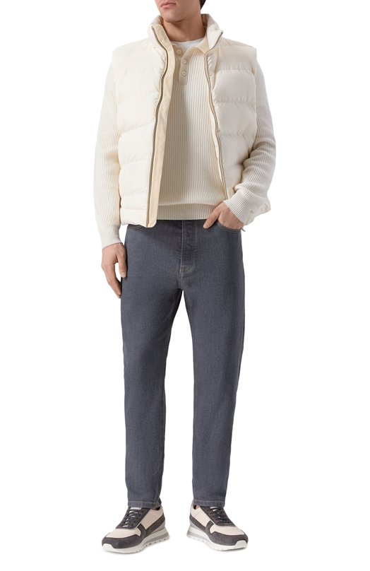 Джинсы Iconic fit Brunello Cucinelli M230P01090 Серый  M230P01090 Фото 2