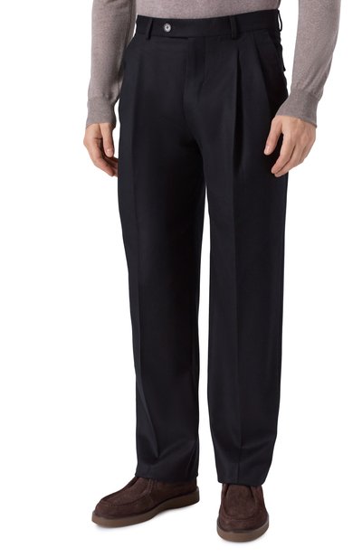 Брюки из шерсти и шелка 12 STOREEZ черного цвета по цене 37000 руб., арт. 133586, фото 3 Брюки из шерсти и шелка 12 STOREEZ, арт. 133586, фото 3