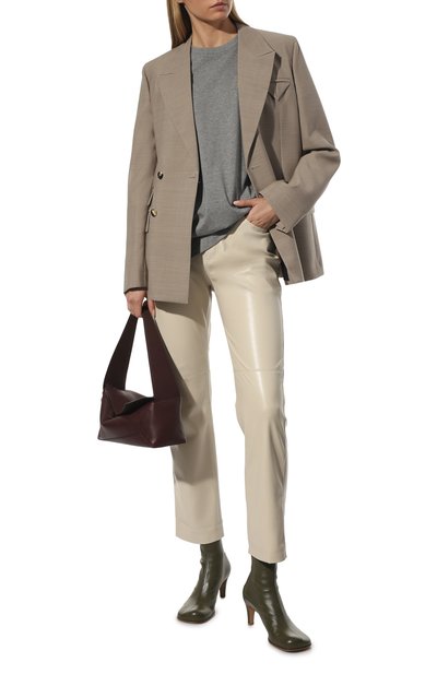 Хлопковая футболка anagram LOEWE серого цвета по цене 35200 руб., арт. S359Y22X12, фото 2 Хлопковая футболка anagram LOEWE, арт. S359Y22X12, фото 2