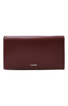 Женская сумка all-day JIL SANDER бордового цвета, арт. J07ZH0012/P5355 | Фото 1 (Материал: Натуральная кожа; Материал сплава: Проставлено; Ремень/цепочка: На ремешке; Драгоценные камни: Проставлено; Размер: mini)