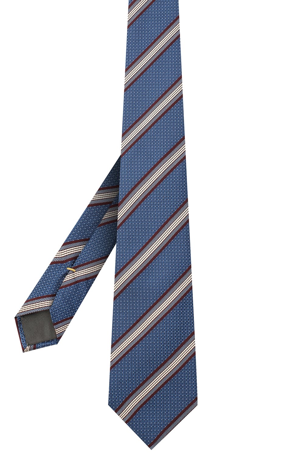 Шелковый галстук CANALI темно-синего цвета по цене 12700 руб., арт. 18/HJ02872, фото 2 Шелковый галстук CANALI, арт. 18/HJ02872, фото 2