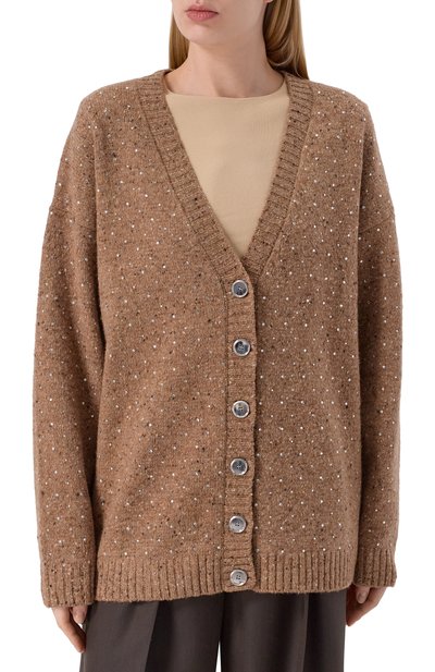 Кардиган из шерсти и вискозы PINKO, арт. 105739/A2U4, фото 3