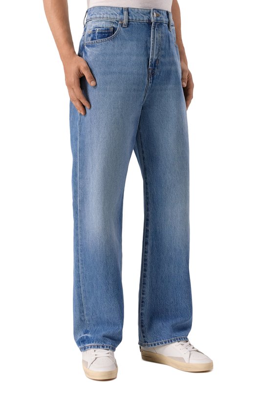 Джинсы Wide Leg 7 For All Mankind 7TI90E351DS Синий  7TI90E351DS Фото 3