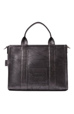 Женская сумка the tote bag medium MARC JACOBS (THE) темно-серого цвета, арт. 2R4HTT013H02 | Фото 6 (Ремень/цепочка: На ремешке; Материал: Натуральная кожа; Размер: medium)