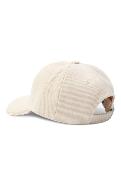 Хлопковая бейсболка MSGM KIDS кремового цвета по цене 6645 руб., арт. S5MSJGBC196, фото 2 Хлопковая бейсболка MSGM KIDS, арт. S5MSJGBC196, фото 2