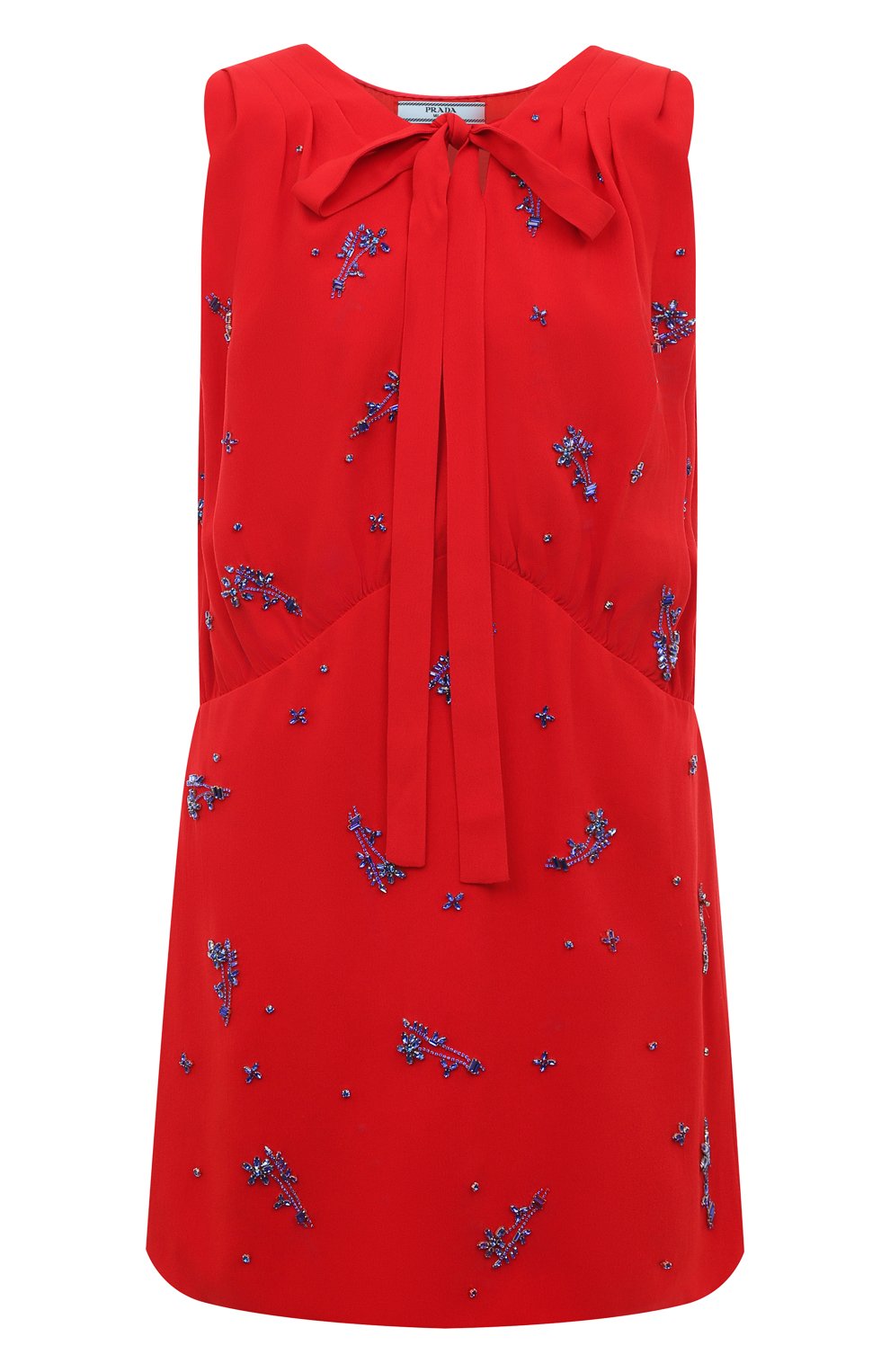 Платье с отделкой стразами PRADA, арт. P36U7R-1R14-F0Y38-182, фото 1