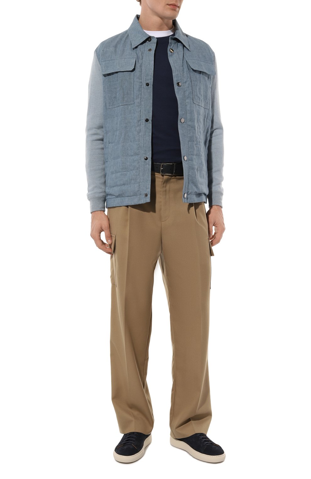 Кеды из нубука H`D`S`N BARACCO темно-синего цвета по цене 42100 руб., арт. C0LBY.N.2*, фото 2 Кеды из нубука H`D`S`N BARACCO, арт. C0LBY.N.2*, фото 2