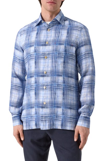 Льняная рубашка KITON, арт. UMCNERH0924407, фото 3