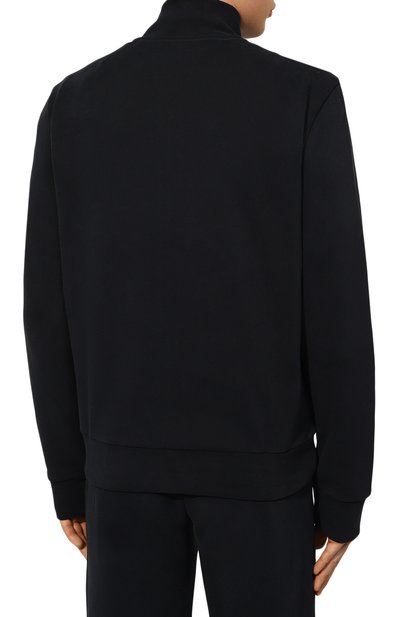 Хлопковая толстовка CORNELIANI темно-синего цвета по цене 39950 руб., арт. 94G560-9425006, фото 4 Хлопковая толстовка CORNELIANI, арт. 94G560-9425006, фото 4