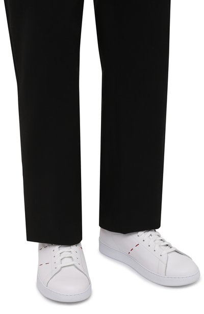 Кожаные кеды KITON, арт. USSN001X0716A, фото 3