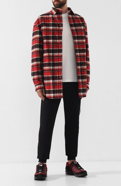 Кожаные кроссовки msgm x fila silva MSGM, арт. 2740MS0125F, фото 2