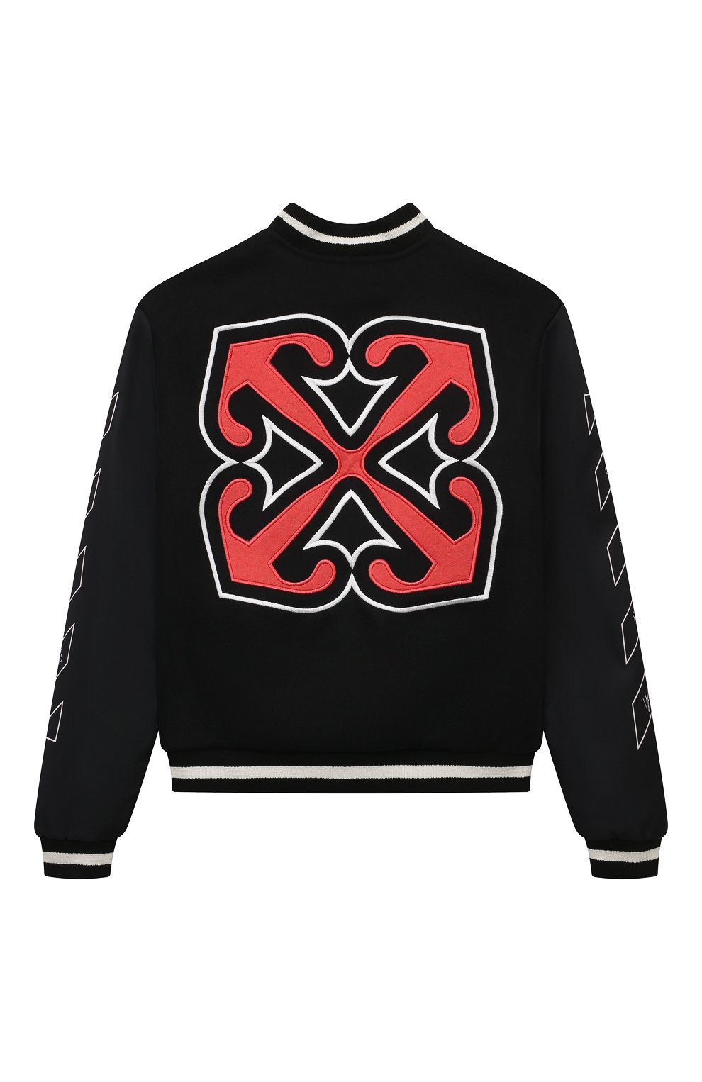 Шерстяной бомбер OFF-WHITE, арт. 0GEH001S24FAB001/12-12+/12-12+, фото 2