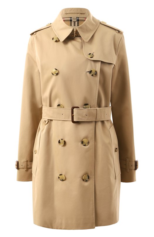 Хлопковый тренч Burberry 8079417 Бежевый 8079417