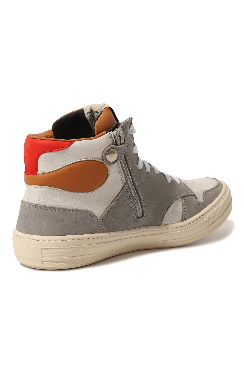 Высокие кеды из кожи RONDINELLA, арт. 12053-1D/35, фото 3