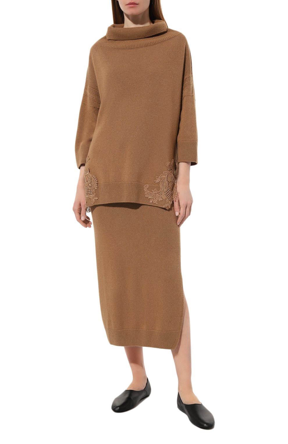 Юбка из вискозы и шерсти ERMANNO SCERVINO, арт. D4340500YZL, фото 2