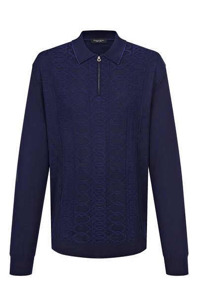 Мужское поло из шерсти и шелка STEFANO RICCI, арт. KE06014P30/E25404