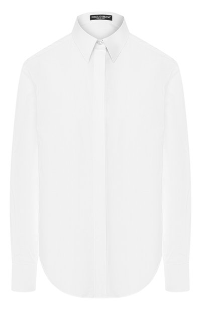 Женская хлопковая рубашка DOLCE & GABBANA, арт. F5K36T/FUEAJ