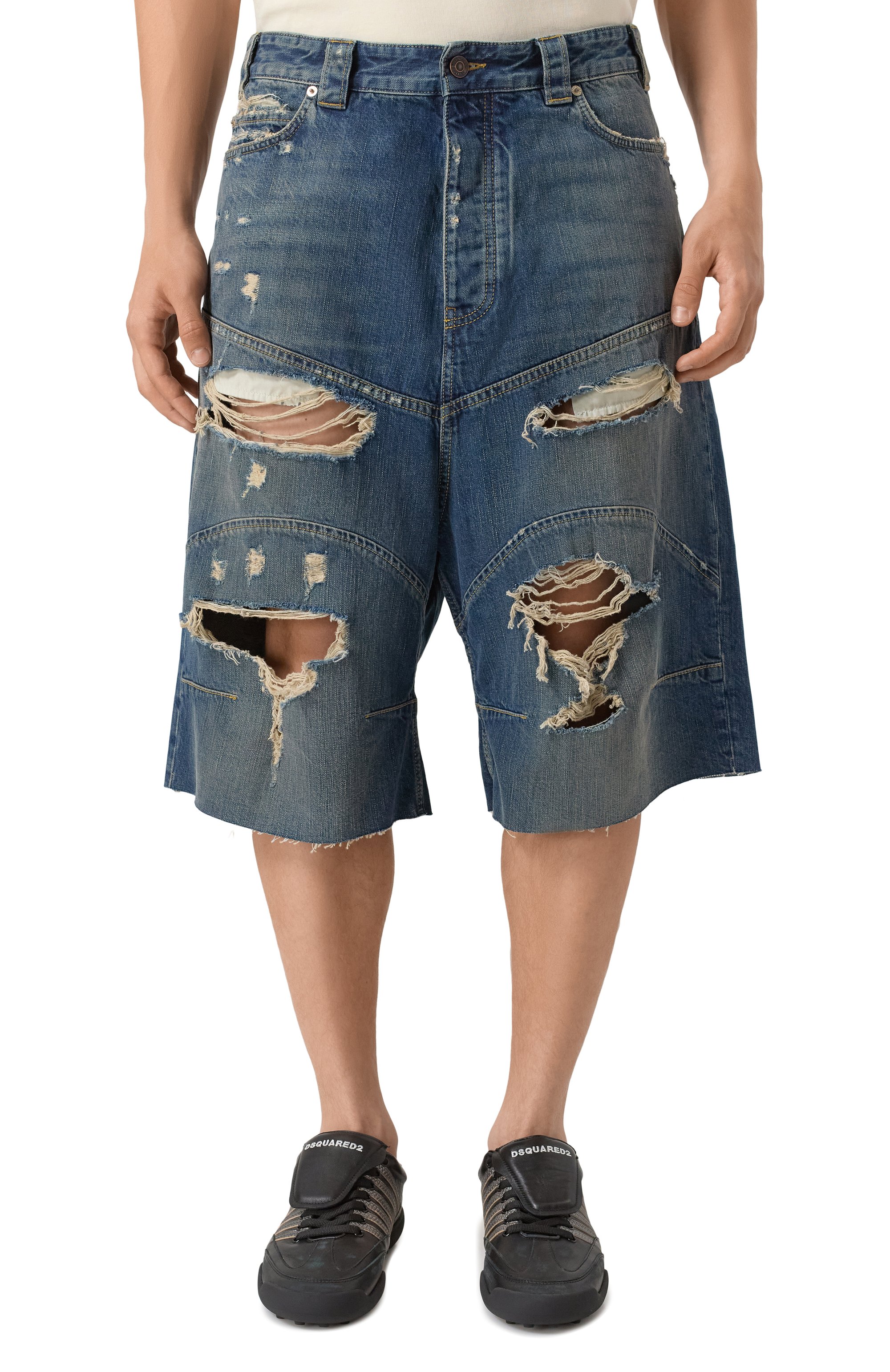 Джинсовые шорты BALENCIAGA, арт. 831689/TSW71, фото 3