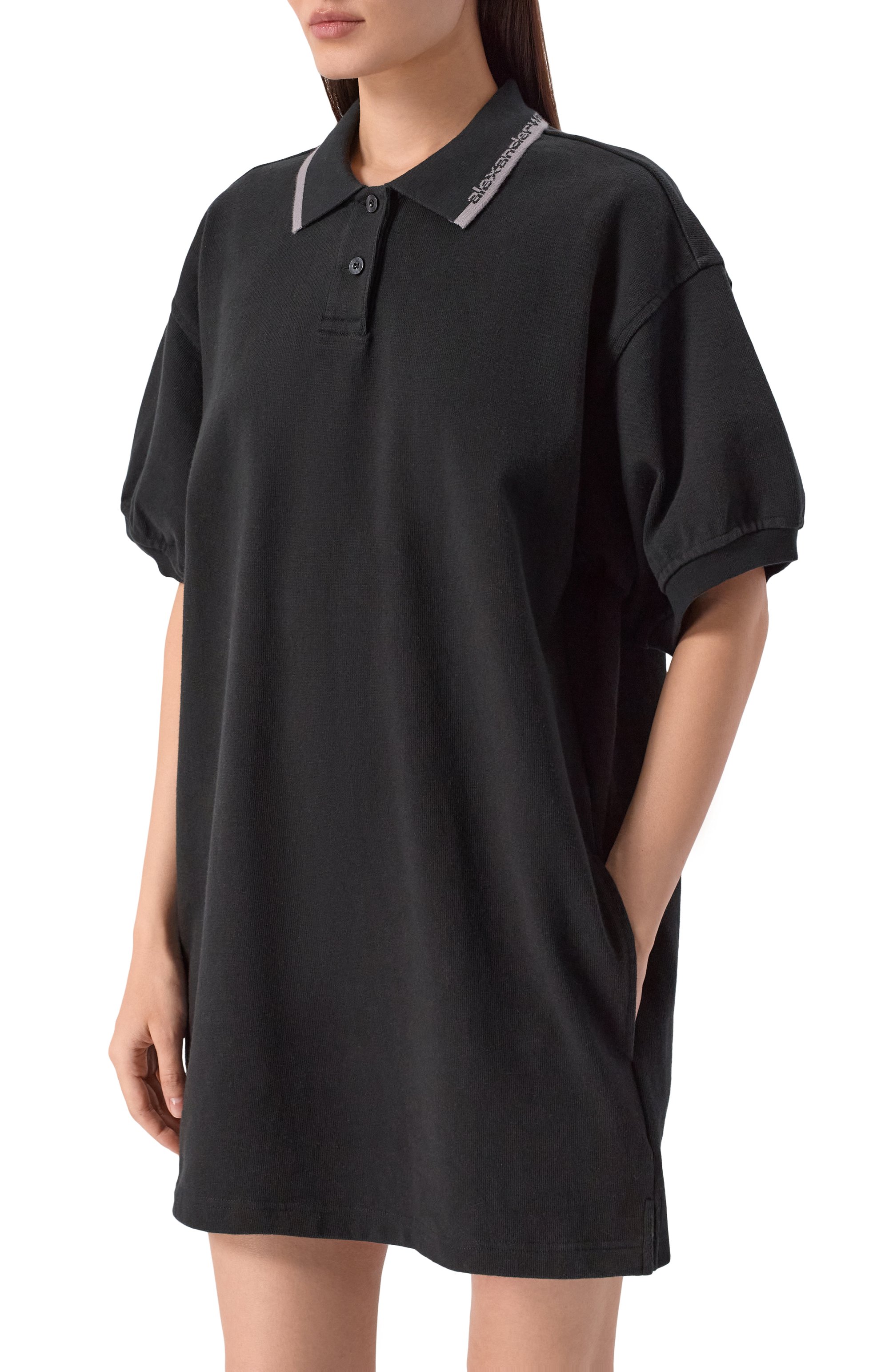 Хлопковое платье ALEXANDERWANG.T, арт. 4CC1266902, фото 3