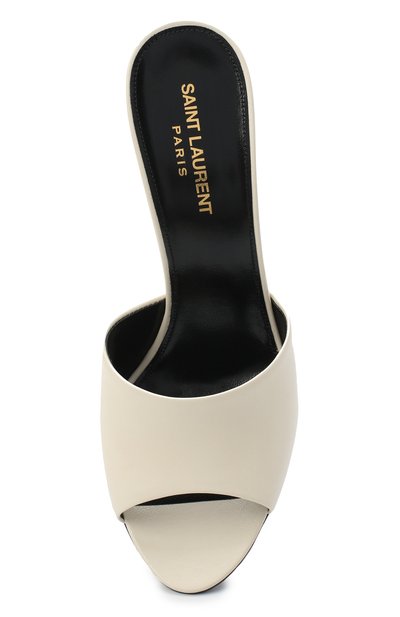 Кожаные мюли sexy SAINT LAURENT, арт. 650474/1ZJ00, фото 5