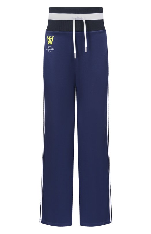 Брюки из вискозы Off-White 0WCJ005F25JER001 Синий 0WCJ005F25JER001