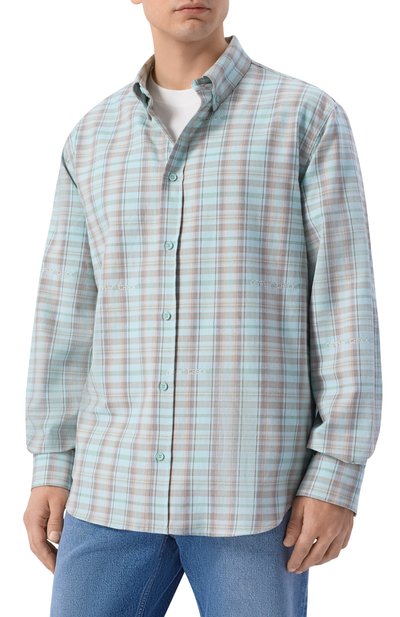 Хлопковая рубашка OFF-WHITE, арт. 0MGE04MS26FAB001, фото 3