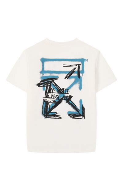Хлопковая футболка OFF-WHITE, арт. 0BAA002S26JER00E, фото 2