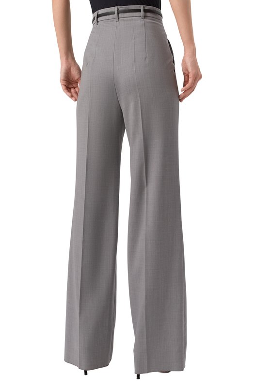 Шерстяные брюки Max Mara Studio ANF0RA Серый  ANF0RA Фото 4