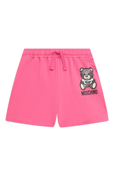 Хлопковые шорты MOSCHINO, арт. HDQ015/LDA13/4-8