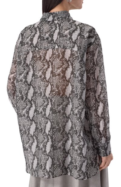 Блузка IRO серого цвета по цене 47500 руб., арт. WM18AL0UNE, фото 4 Блузка IRO, арт. WM18AL0UNE, фото 4