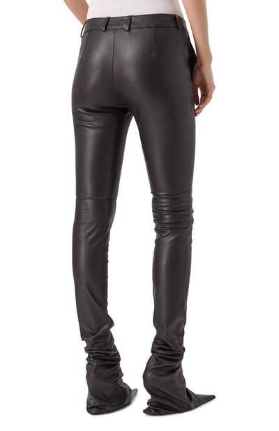 Кожаные брюки DOLCE & GABBANA, арт. FTDFKL/HULYL, фото 4