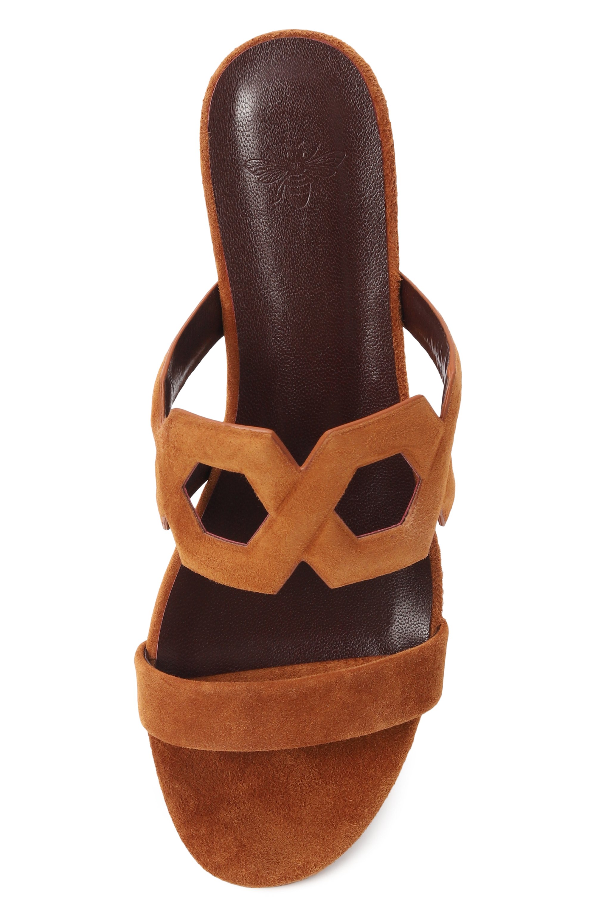 Замшевые шлепанцы BOUGEOTTE, арт. FSS-SUB0CH-C0GN, фото 6