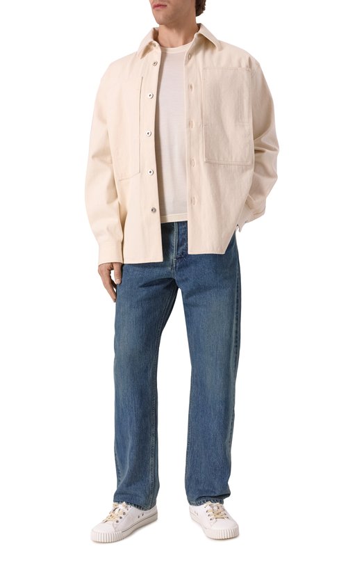 Джинсовая рубашка Jil Sander J47DL0159-J46545 Кремовый  J47DL0159-J46545 Фото 2