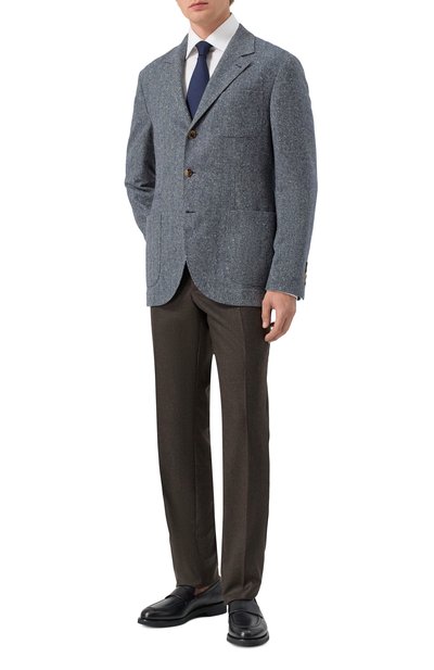 Пиджак из шерсти и кашемира BRUNELLO CUCINELLI, арт. MV4177BND, фото 3