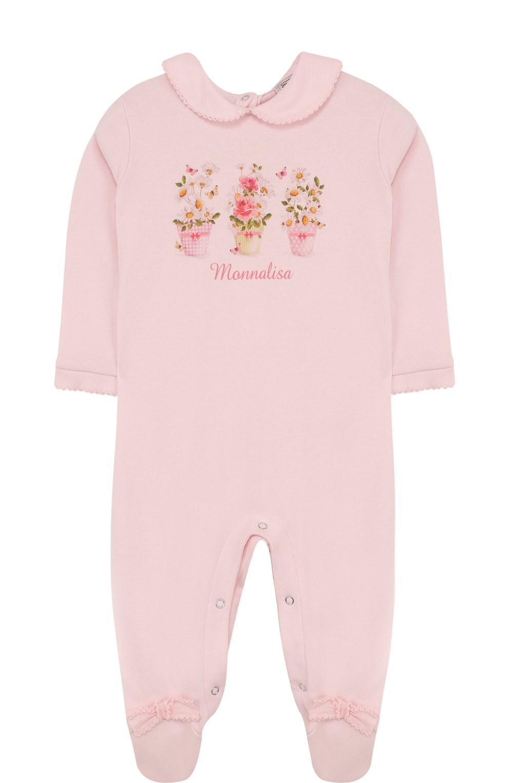Хлопковый комбинезон с принтом MONNALISA, арт. 351210P3, фото 1
