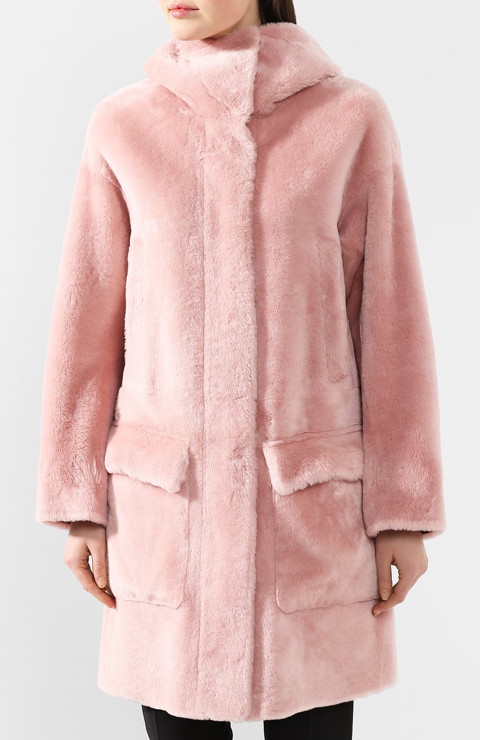 Двусторонняя дубленка с капюшоном LORO PIANA, арт. FAI3086, фото 6